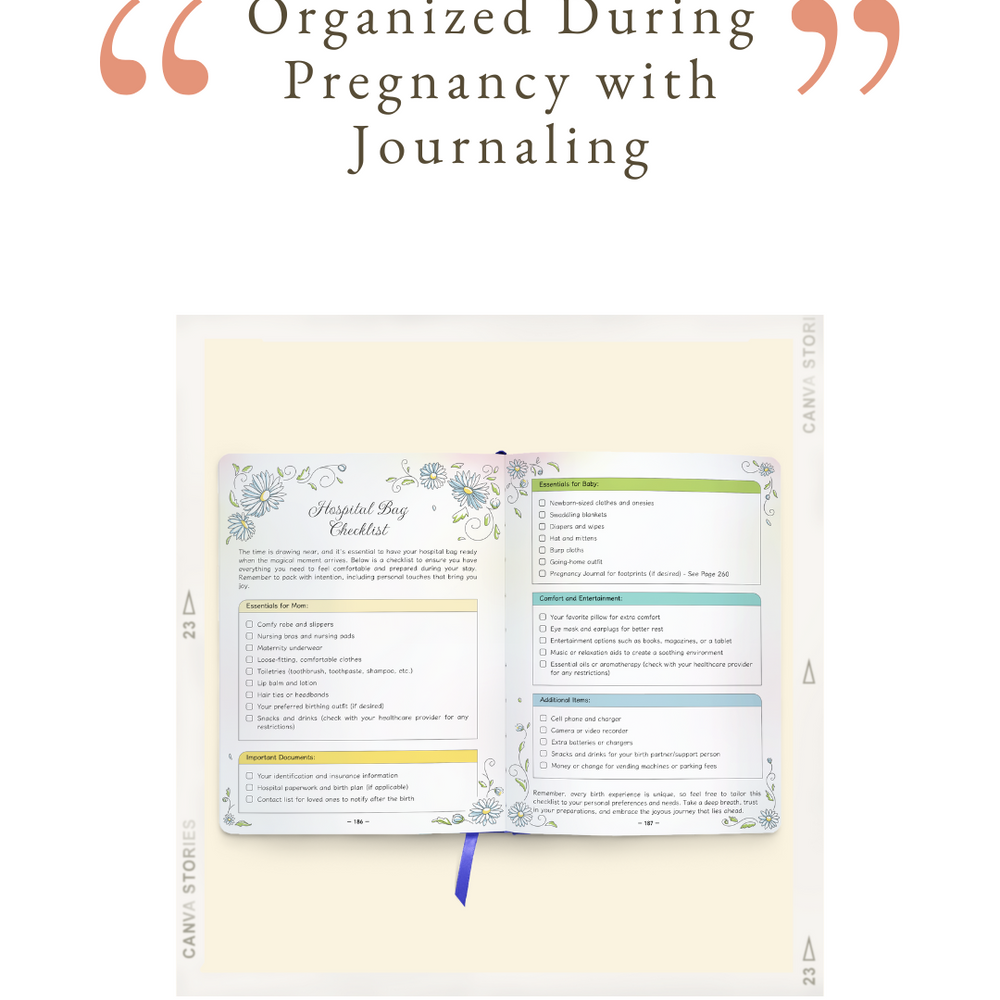 Stay Calm and Organized During Pregnancy with Journaling